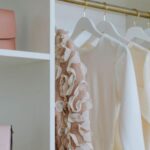 Wardrobe Essentials - A White Wooden Closet of a Woman
